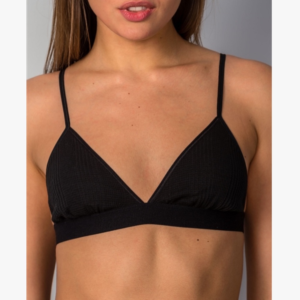 Black Knit Bralette